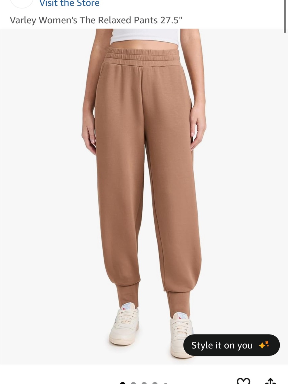 Varley Relaxed Joggers in Cocoa